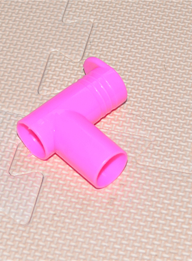 红色转角全不锈钢管连接件塑料配件厂家双杆晾衣架型移动配件不锈