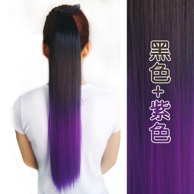 Perruque OTHER   Gradient queue de cheval cheveux raides - Ref 2612210 Image 1