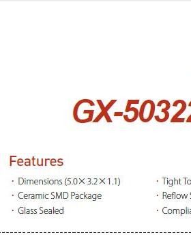 5032 4脚 无源贴片晶振 陶瓷面 25M 25MHZ 25.000MHZ GX-50324