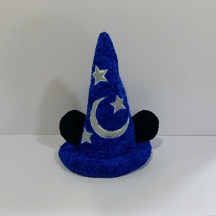 米奇米老鼠Mickey Mouse魔法师米奇公仔毛绒玩具儿童卡通帽子礼物