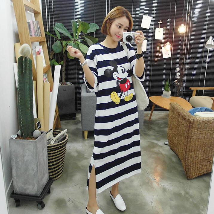 孕妇连衣裙孕妇装春装上衣服孕妇夏装时尚韩版中长款春夏季潮2018