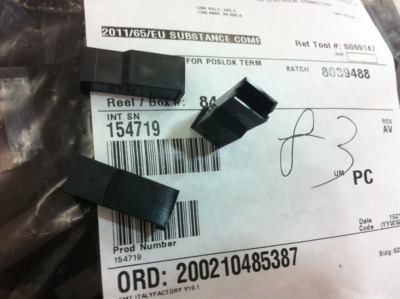 154719-0 泰科/安普 TE/AMP 原装正品连接器 接插件 现货期货