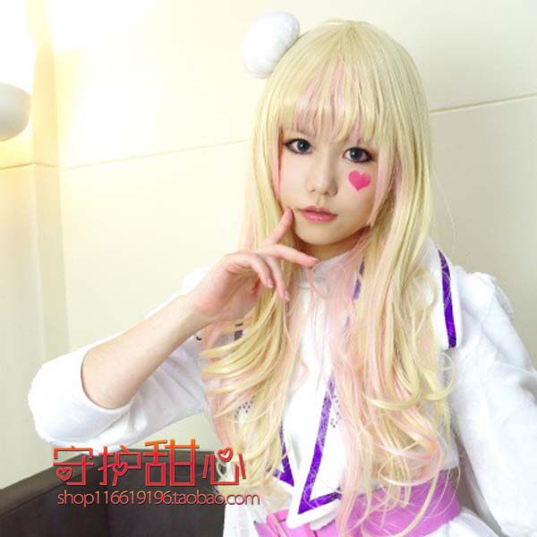 包邮甜心家超时空要塞MF-银河妖精雪莉露 雪露·诺姆cosplay假发