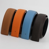 无头皮带男真皮不带头平滑扣头层牛皮带条3.2cm光身无扣腰带3.8cm