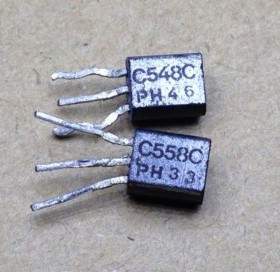 2SC548  C548  2SC558  C558飞利浦 小功率三极配对管