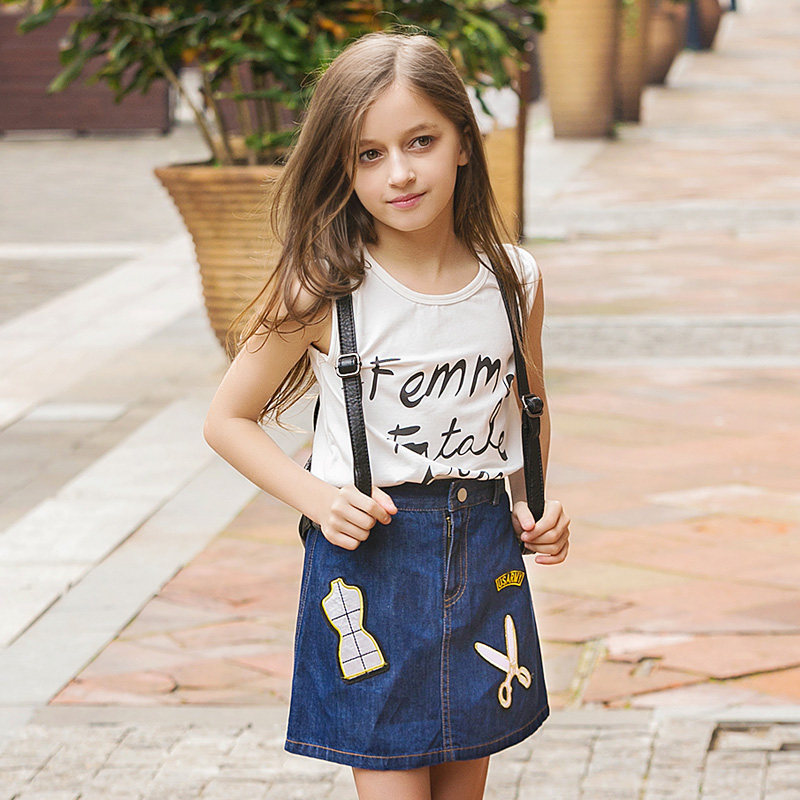 Jupe fillette LOUISDOG en toile - Ref 2049697 Image 1