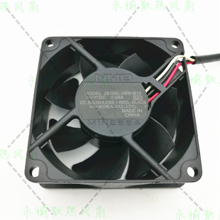 0.04A 静音投影机风扇 2810KL 3线 7025 7CM B19 09W NMB 原装