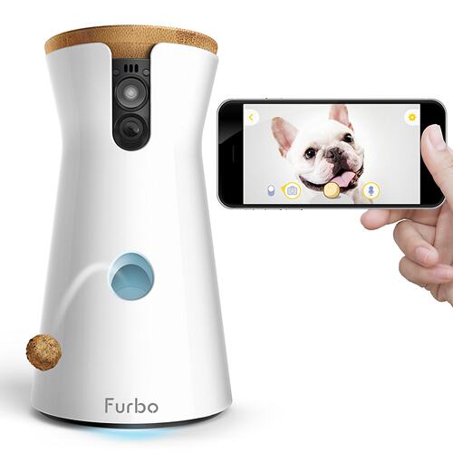 美国Furbo:能发射零食的狗狗无线网络智能摄像机狗狗的小保姆.