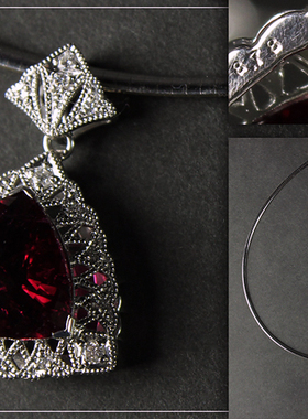 西洋古董珠宝进口意大利碧玺钻石