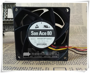 原装SANYO 三洋 9HV0812P1G001 12V 3.4A 8厘米CM大风量功率风扇