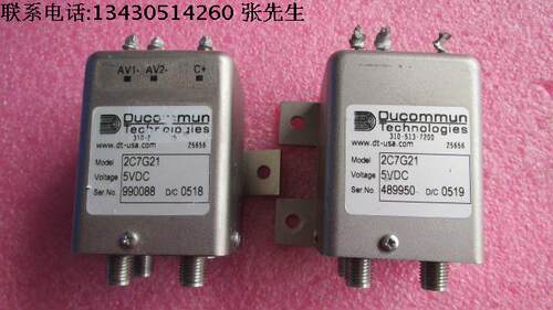 2C7G21 DBP 公司 18GHz SMA头 5V 450W 单刀双掷 射频微波高功率同轴开关 频率范围：DC-18GHz  插损：0.3dB 隔离度：80dB 输入最大功率：450W 工作电压：5V 控制 50欧姆内匹配