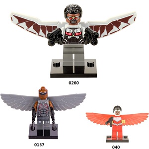 欣宏X0114超级英雄猎鹰Falcons兼容乐高积木人仔儿童拼装玩具TOYS