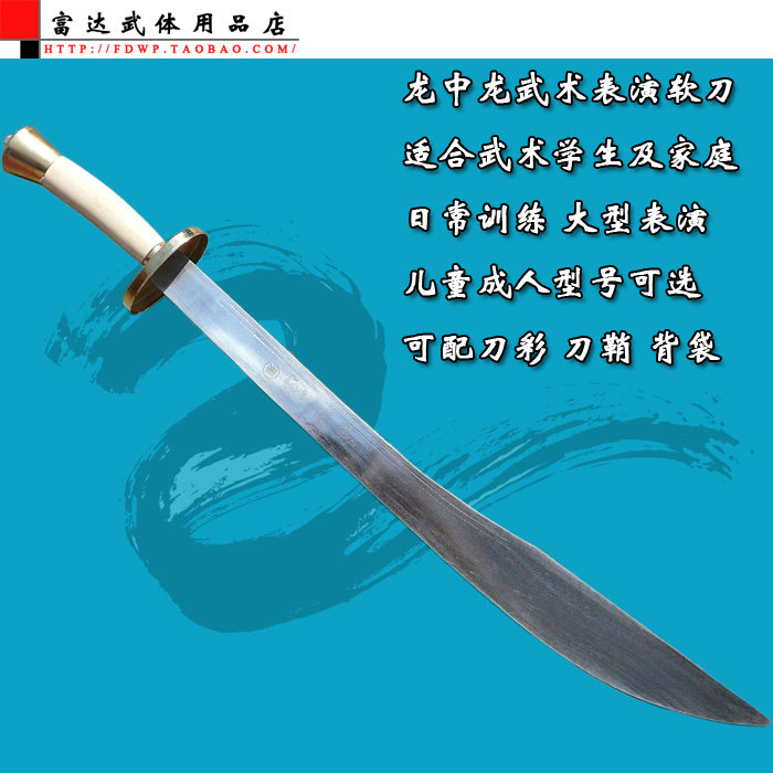 龙中龙武术表演花刀训练太极