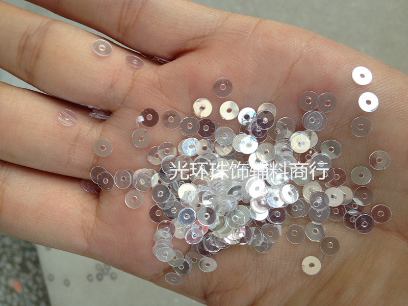 diy圆形耐高温水晶婚纱珠片