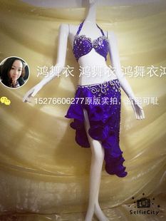 鸿舞衣2016年新款 鼓舞演出服专业订制1 肚皮舞蹈服装