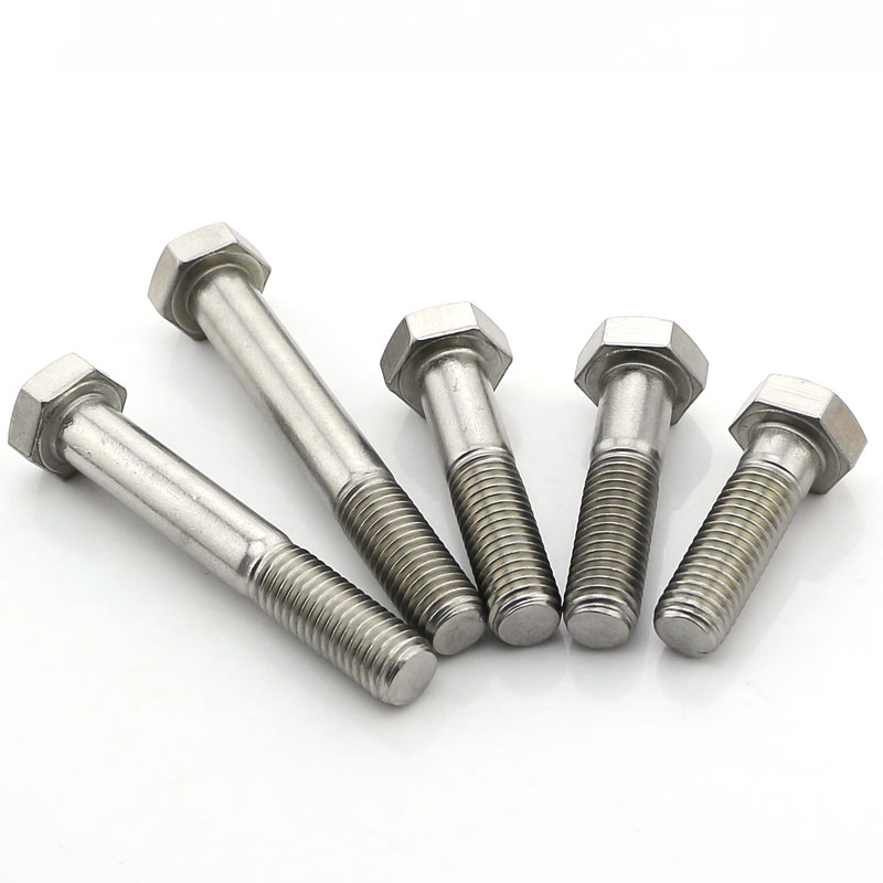 304不锈加长半牙外六角螺丝螺栓M8*x90x100x110x120x130x140x150