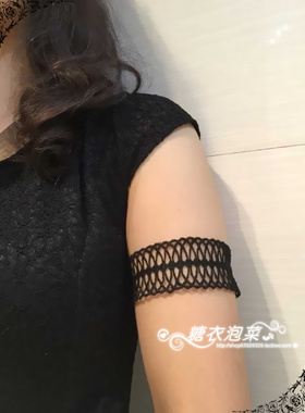 朋克风蕾丝疤痕遮盖夜店礼服首饰