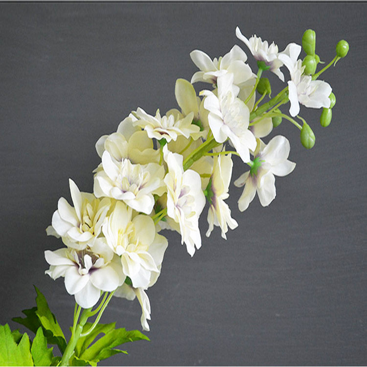 高档欧式仿真花飞燕草 紫罗兰假花 家居装饰花客厅插花落地摆放花