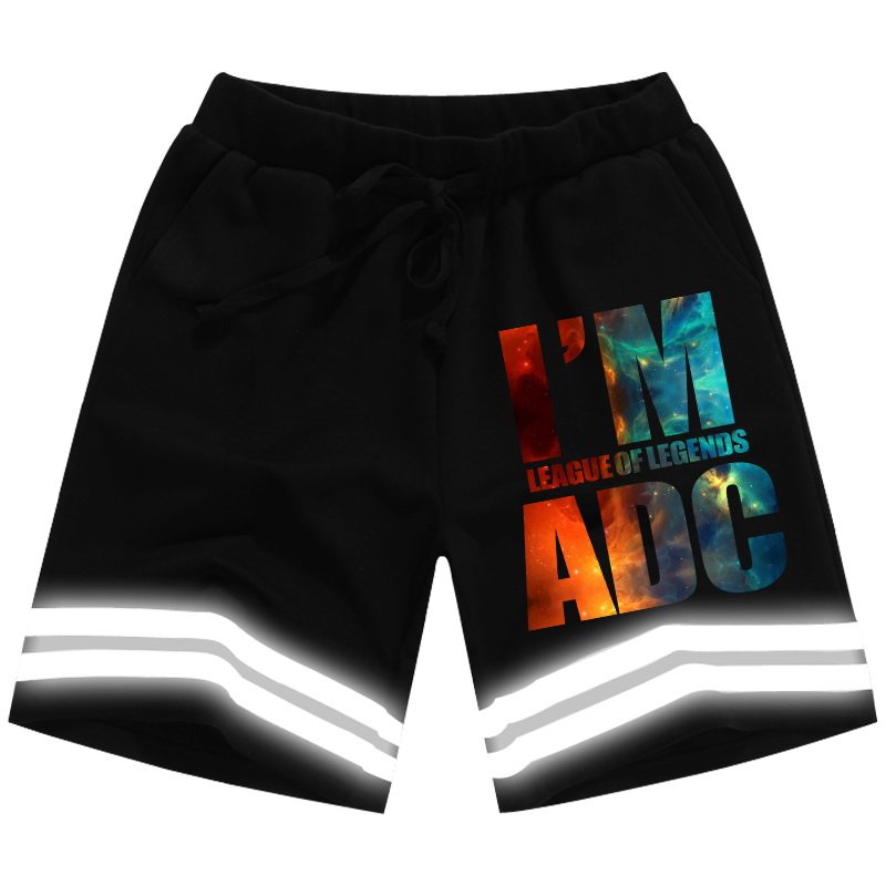 LOL Alliance shorts Schoolboy Casual pants letter hero ADC TOP SUP Open black Harajuku starry sky Sports pantsin the Men's clothing, Casual pants  category - from Buy2taobao.com to provide professional Taobao agent buy service