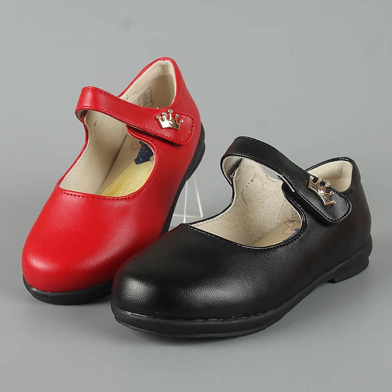 Chaussures enfants en cuir DISNEY ronde pour printemps - semelle plastique - Ref 1003042 Image 1