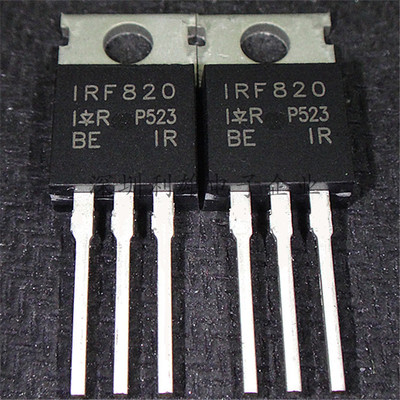 全新  IRF820PBF  IRF820  TO-220  N沟道  500V/2.5A 现货