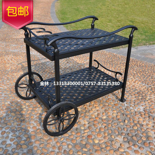 休闲桌椅 铝椅方台 阳台 户外家具 桌椅套件 花园 庭院铸铝餐车