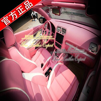 油井个性 整车内饰改装定制 仪表中控车顶座椅包皮 改色 大众eos