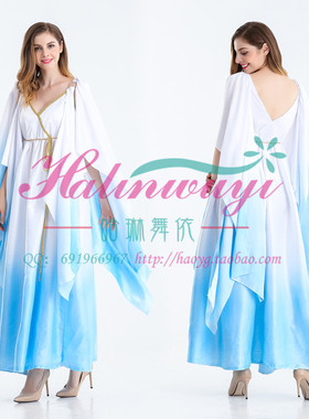 希腊神话女装 万圣节派对成人希腊皇后服装 伊甸园希腊女神服装