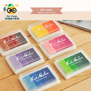 饰章子图章印泥 文具店铺可爱大印彩渐变色手帐装 小蚂蚁1号仓 韩版