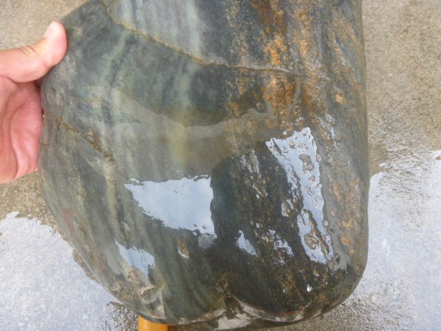 20公斤玉器天然和田玉青花玉籽料原石大摆件 墨玉籽料原石 公斤料