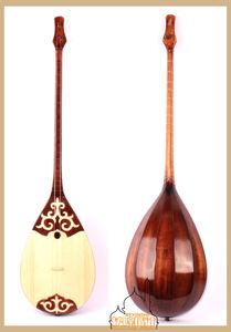 哈萨克斯坦 手工制造新疆乐器 小孩标准琴冬不拉 75CM 演奏琴