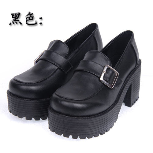 新款lolita女鞋松糕鞋单鞋学生鞋