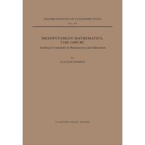 预订 Mesopotamian Mathematics 2100-1600 B... [9780198152460]
