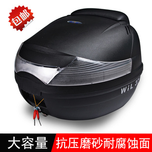 GW250摩托车尾箱万里豪E37电动车后备箱尾箱快拆卸大号小储物箱
