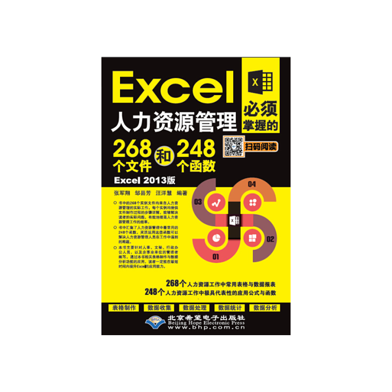 EXCEL人力资源管理必须掌握的268个文件和248个函数：EXCEL2013版