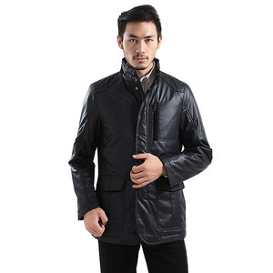 杉杉棉衣 商场同款专柜正品仿皮面料男中长棉服/假一赔三29608-1