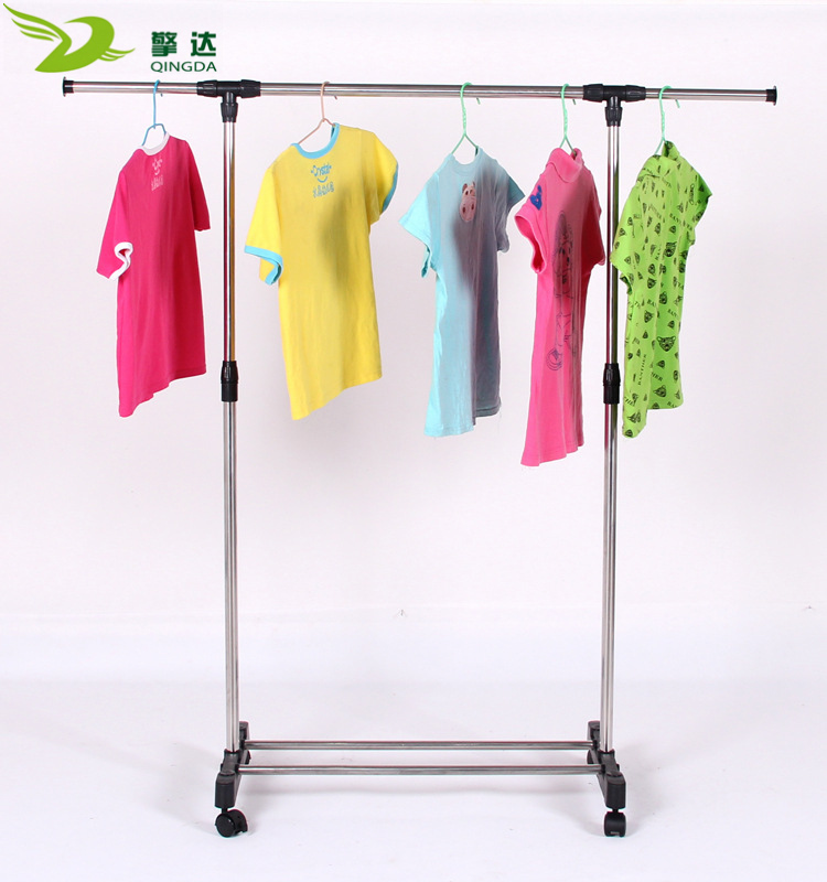 衣帽架衣架落地卧室挂衣架创意铁艺欧式简约现代组装衣架特价