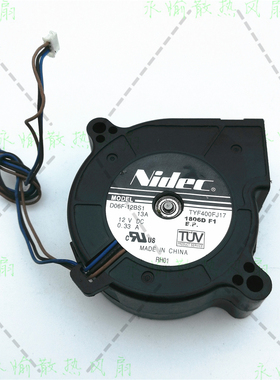 原装NIDEC D06F-12BS1 13A 12V 0.33A 6025 投影机涡轮鼓风散热机