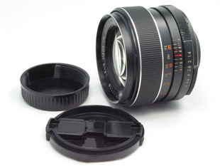 潘太康日產代工品牌REVUENON f1.4賓M42口得單反微单鏡頭 55mm