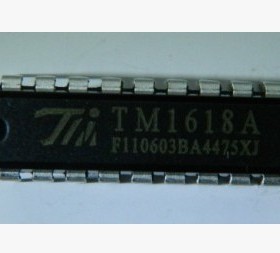 〖昇發电子〗TM1618A TM1618  全新 LED驱芯片  DIP18