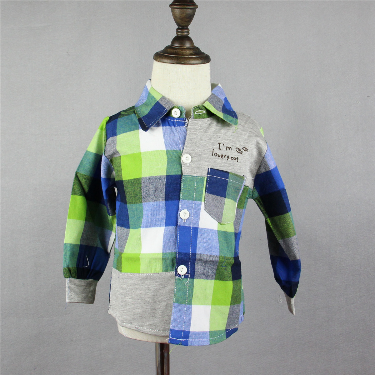 Chemise enfant à manche longue - Ref 2083539 Image 1