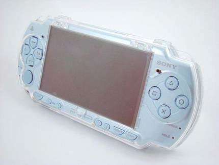 PSP3000水晶壳 PSP2000水晶壳 带电影支架