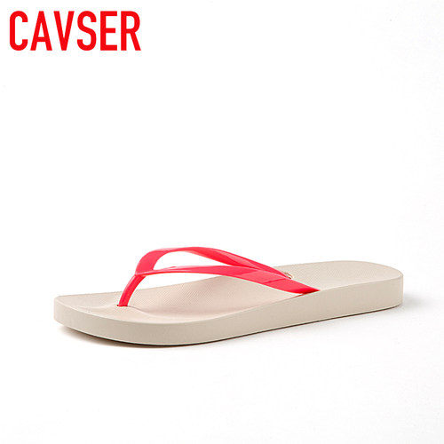 CAVSER欧美女式夹脚情侣人字拖鞋