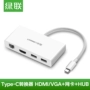 Bộ chuyển đổi Green-type hdmi / vga / card mạng / cổng USB cho Apple Dell Lenovo Máy tính xách tay máy tính xách tay usb3.0-c của trạm kết nối trạm nối trung tâm HUB - USB Aaccessories quạt để bàn xiaomi