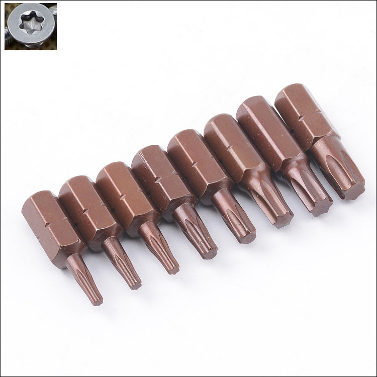 mũi khoan đất S2 Chất Liệu Dài 25 Mm Hoa Mai Bit Máy Khoan Điện Tua Vít Tua Vít 6 Sao Bit Chắc Chắn mũi khoan gạch mũi khoan tháp