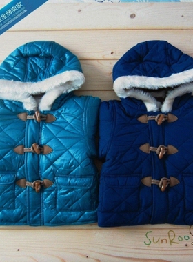 【4折】阳光鼠童装男童冬装外套夹棉连帽儿童棉衣棉袄宝宝厚棉服