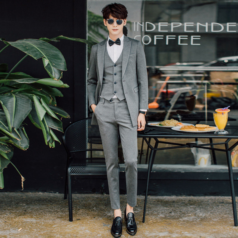 Costume homme en coton pour automne - Ref 1579958 Image 1