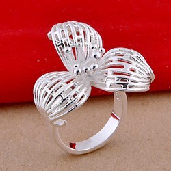 特价盛放镂空花芯戒指时尚韩品