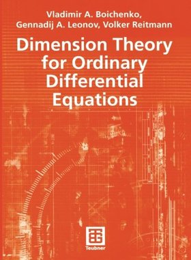 【预售】Dimension Theory for Ordinary Differ...