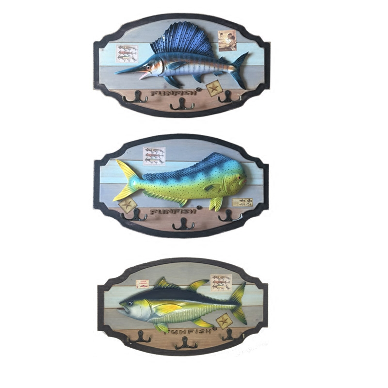 FUNFISH 鱼挂件摆件 旗鱼马林鬼刀金枪鱼挂件树脂鱼个性仿真鱼|msdalam kategori Aksesori rumah, mural - dari Buy2taobao.com untuk memberikan perkhidmatan ejen Taobao profesional membeli